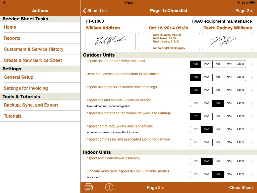 1UniqueChecklists