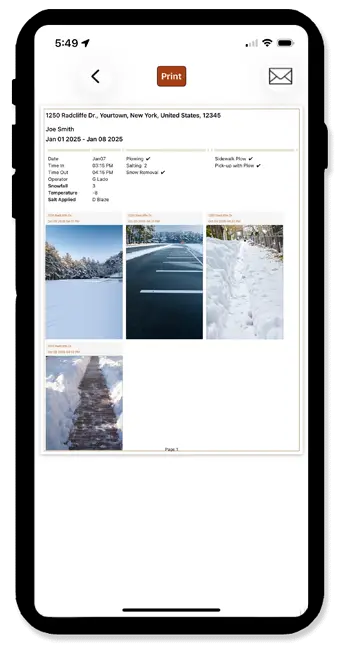 Snow-images